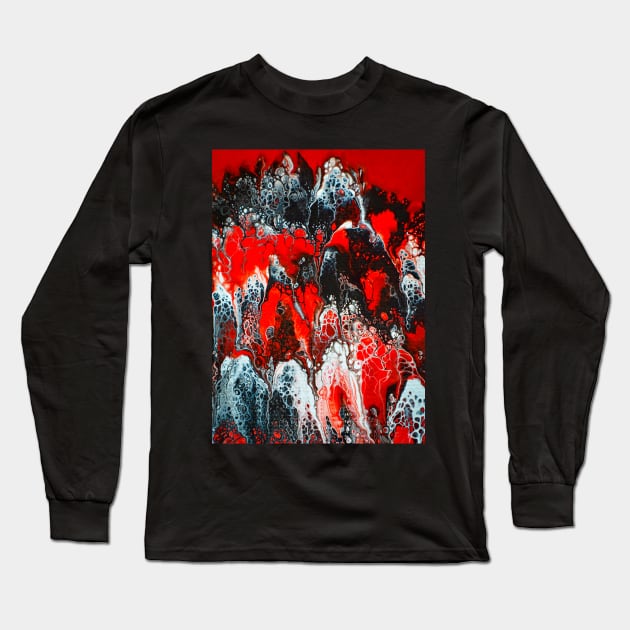 Molten Embers Long Sleeve T-Shirt by Colette22